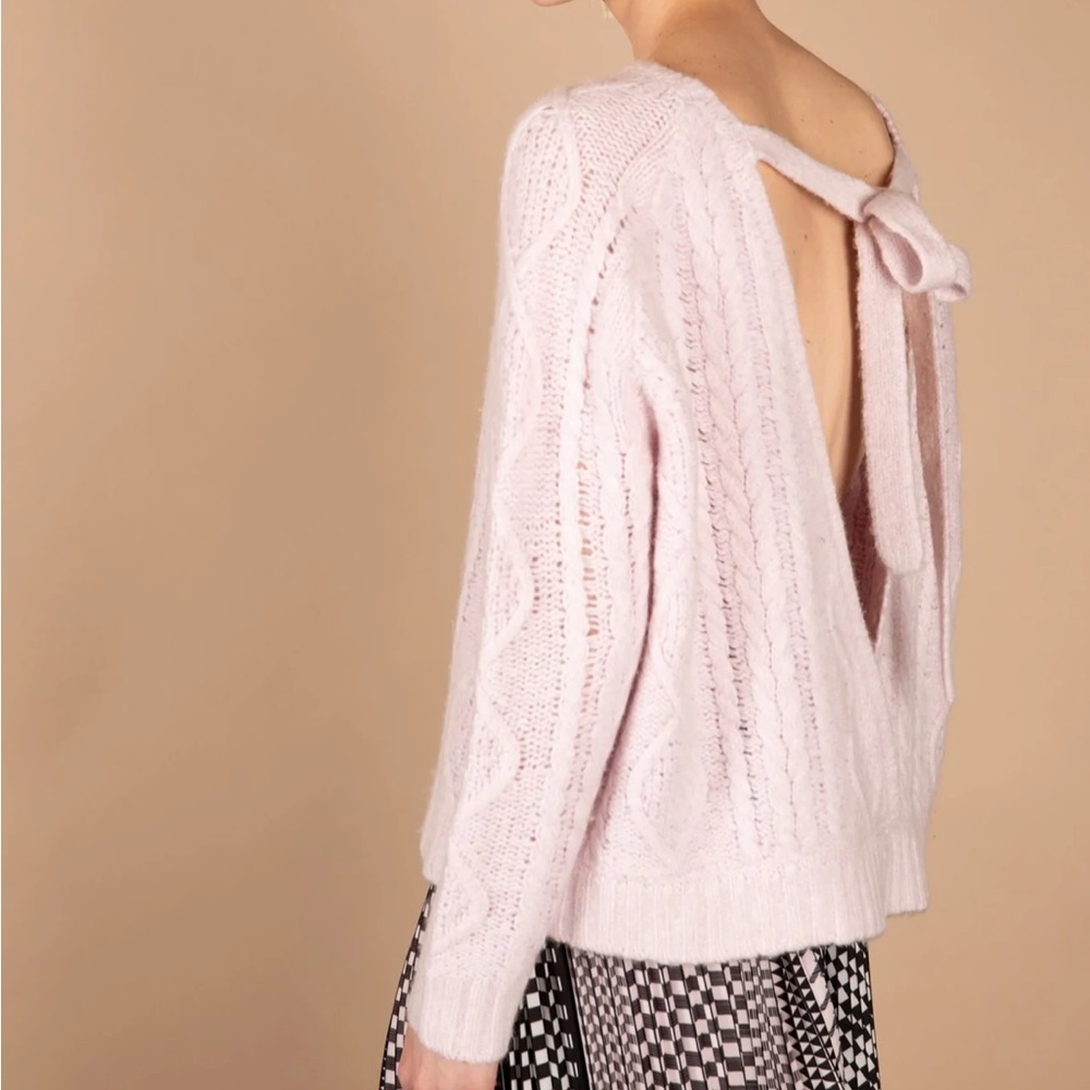 LE SUPERBE Bridget Backless Sweater with Bow Tie - Picture 8 of 10